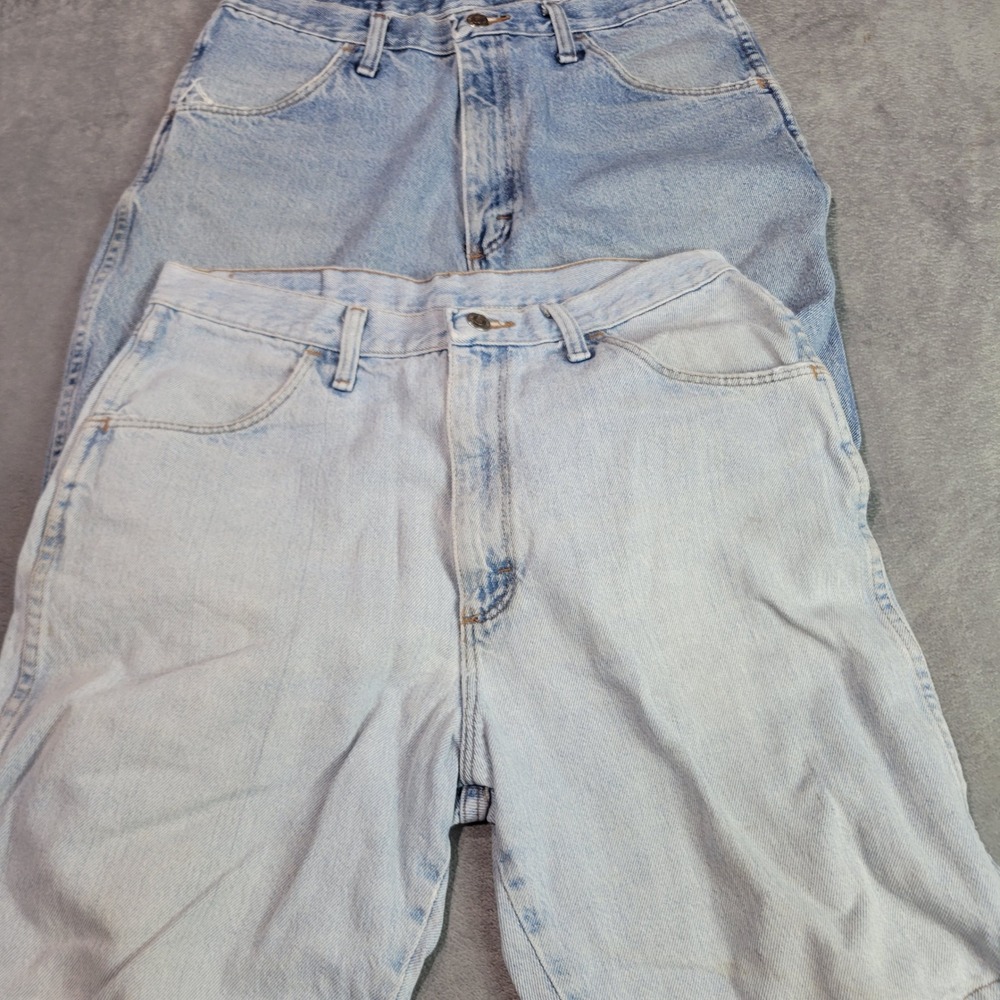 Brittania Denim Shorts Mens 32 Blue 2 Pack 1B303MS 1B303LS Vintage 90 Y2K Grunge